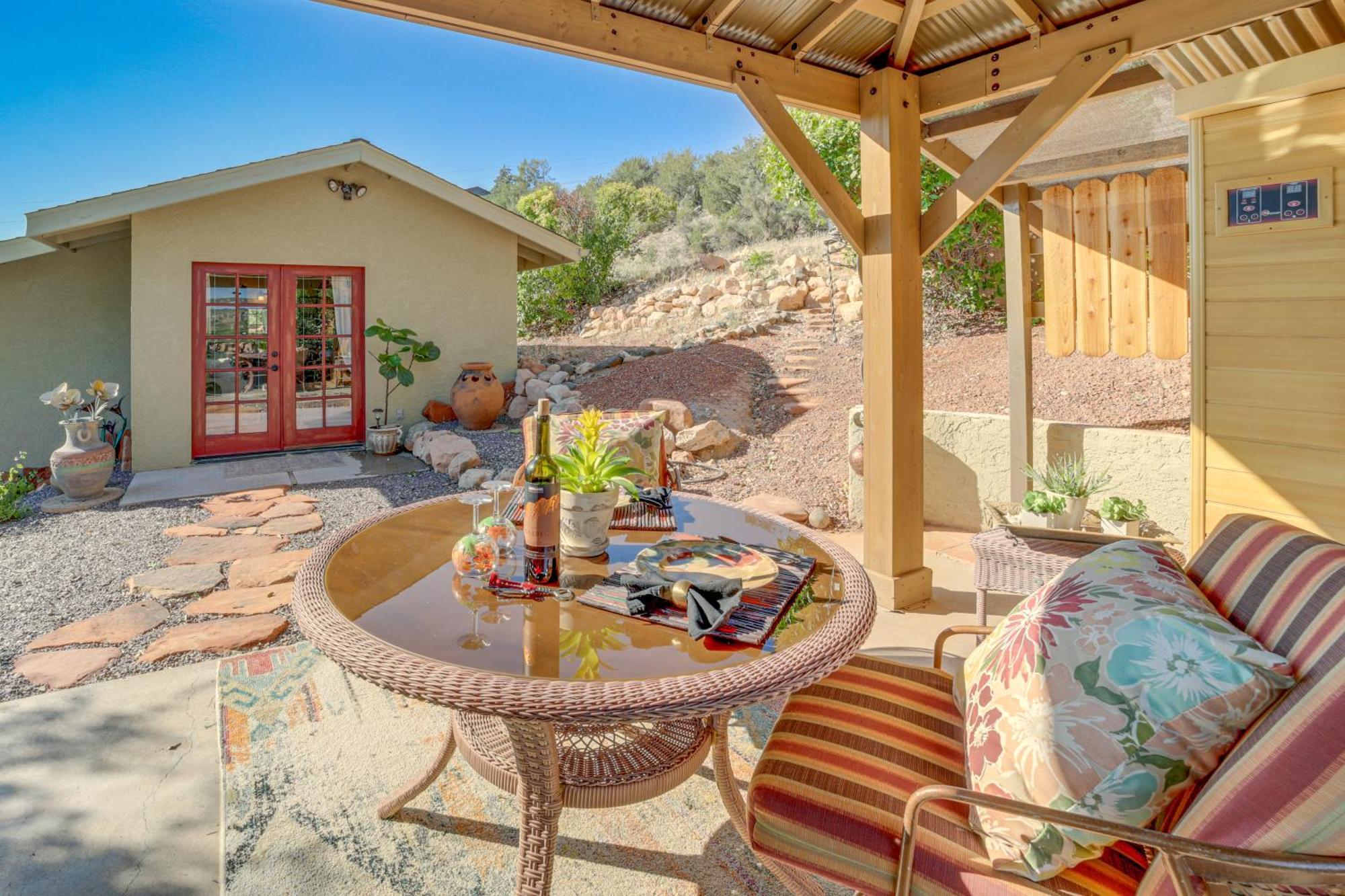 Vineyard Views And Sauna At Cornville Home! Cottonwood Eksteriør billede