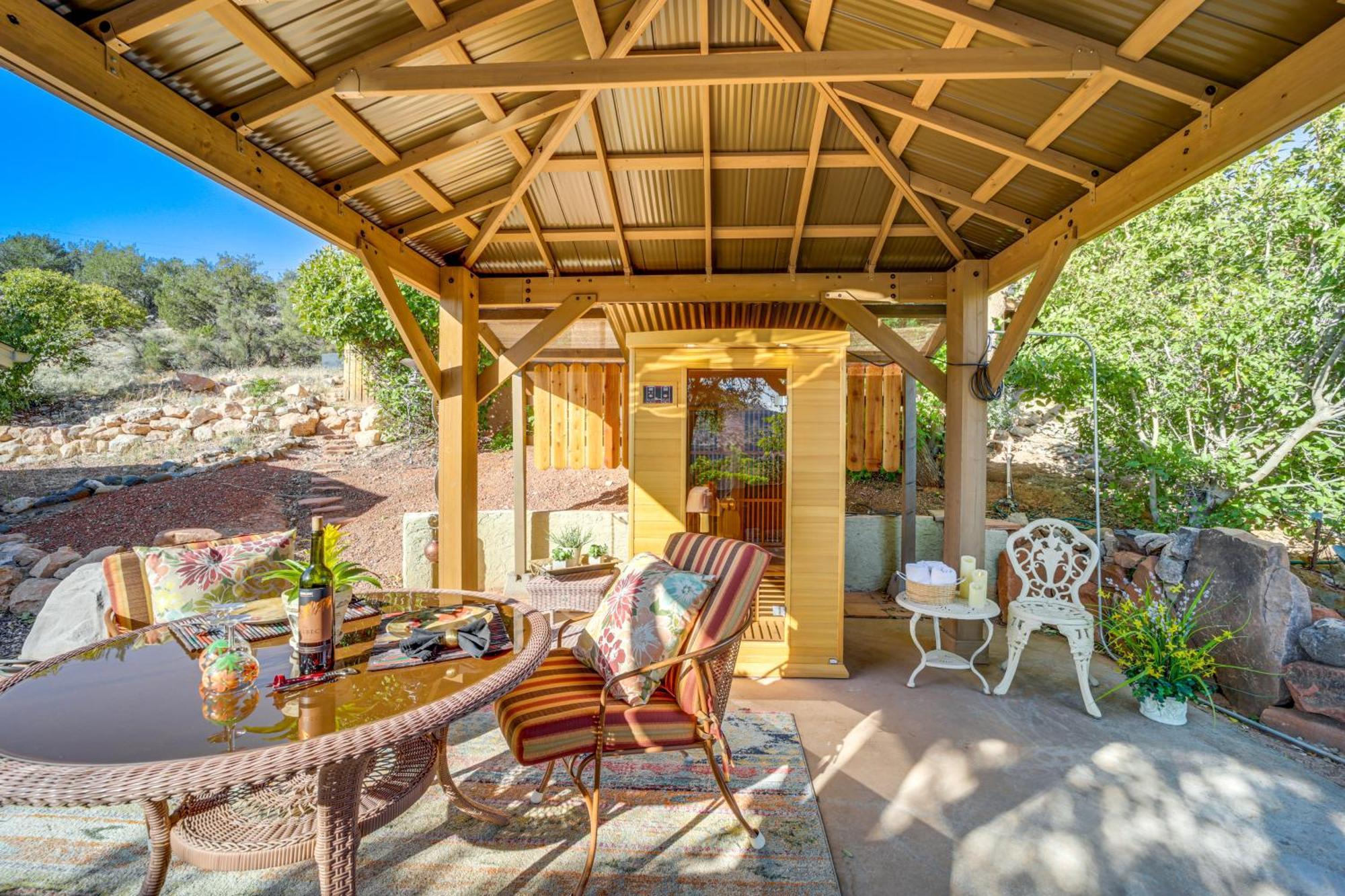 Vineyard Views And Sauna At Cornville Home! Cottonwood Eksteriør billede